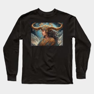 She's a taurus Long Sleeve T-Shirt